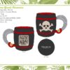 Carved Pirate Party Mug