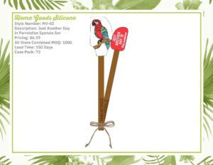 Just Another Day in Parrotdise Spatula Set