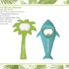 Assorted Palm Tree and Shark Shaped Bottle Openers