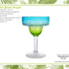 Ombre Margarita Acrylic Hamered Glass
