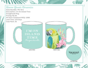 I'm On Island Time Straightwall Mug